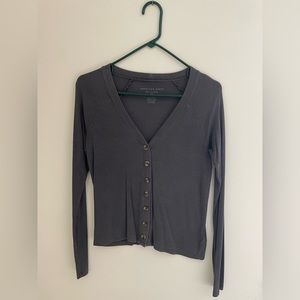 American eagle soft and sexy ribbed long-sleeved shirt